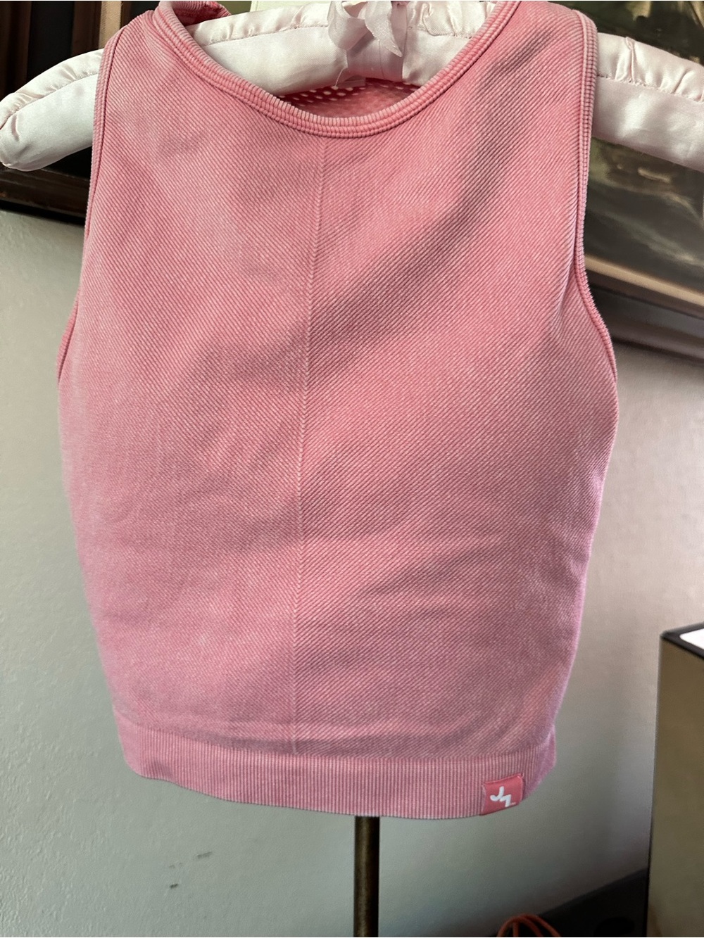 Target Pink Ribbed Crop Tank & Rust Spaghetti Strap Cami - Women Tops - Picture 4 of 8